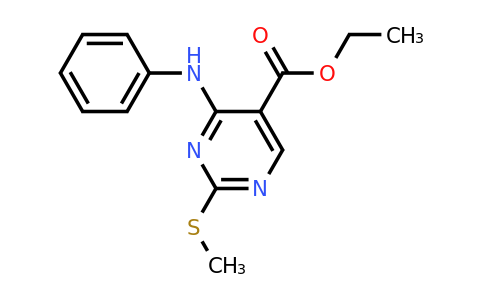 106475-47-2 | Ethyl 2-(methylthio)-4-(phenylamino)pyrimidine-5-carboxylate