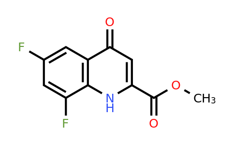 1065074-53-4 | Methyl 6,8-difluoro-4-oxo-1,4-dihydroquinoline-2-carboxylate