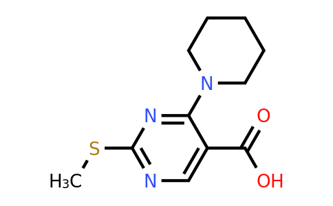 1065075-58-2 | 2-(Methylthio)-4-(piperidin-1-yl)pyrimidine-5-carboxylicacid