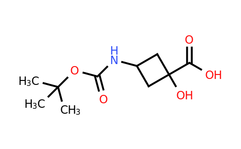 1067239-17-1 | 3-(tert-butoxycarbonylamino)-1-hydroxy-cyclobutanecarboxylic acid