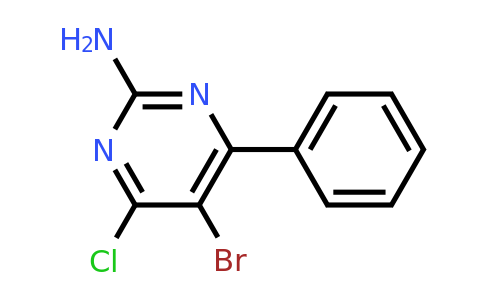 106791-93-9 | 5-Bromo-4-chloro-6-phenylpyrimidin-2-amine