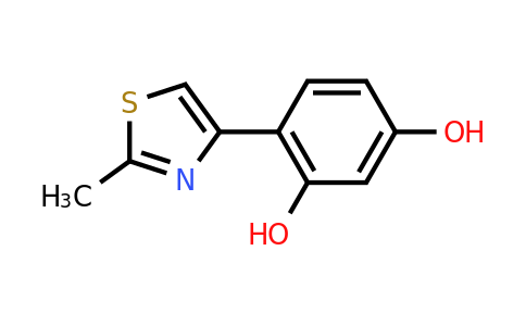 1067911-22-1 | 4-(2-Methylthiazol-4-yl)benzene-1,3-diol