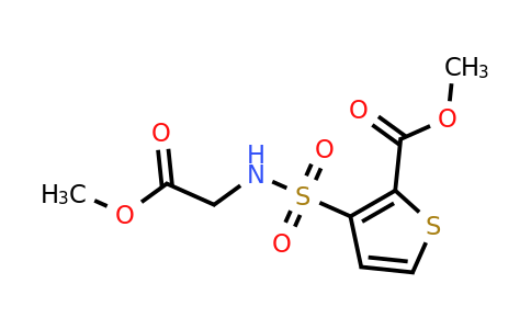 106820-63-7 | Methyl 3-(N-(2-methoxy-2-oxoethyl)sulfamoyl)thiophene-2-carboxylate