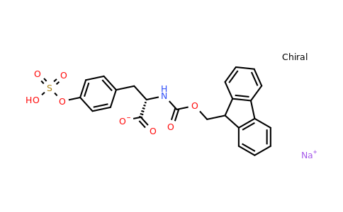 106864-37-3 | Sodium (S)-2-((((9H-fluoren-9-yl)methoxy)carbonyl)amino)-3-(4-(sulfooxy)phenyl)propanoate