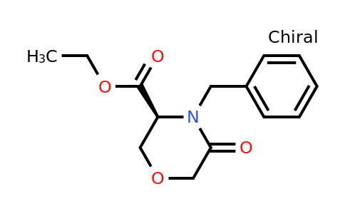 106973-40-4 | Ethyl (S)-4-benzyl-5-oxomorpholine-3-carboxylate