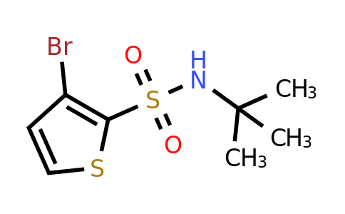 107142-11-0 | 3-Bromo-N-tert-butylthiophene-2-sulfonamide
