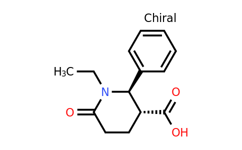(2R,3R)-1-ethyl-6-oxo-2-phenylpiperidine-3-carboxylic acid