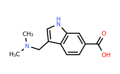 1071913-61-5 | 3-((Dimethylamino)methyl)-1h-indole-6-carboxylic acid