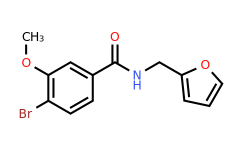 1072944-36-5 | N-(Furan-2-ylmethyl) 4-bromo-3-methoxybenzamide