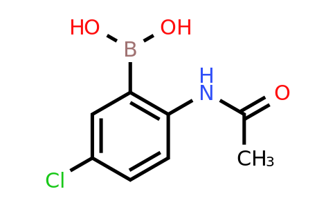 (2-Acetamido-5-chlorophenyl)boronic acid