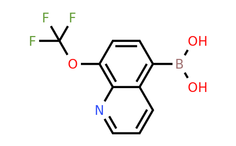 1072951-46-2 | 8-Trifluoromethoxyquinoline-5-boronic acid