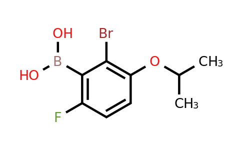 (2-Bromo-6-fluoro-3-isopropoxyphenyl)boronic acid