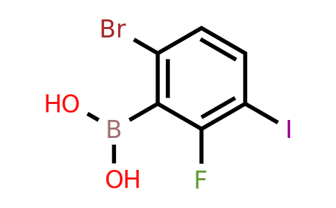 (6-Bromo-2-fluoro-3-iodophenyl)boronic acid
