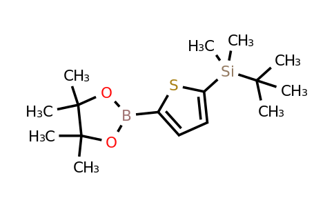 1073371-74-0 | Tert-butyldimethyl(5-(4,4,5,5-tetramethyl-1,3,2-dioxaborolan-2-yl)thiophen-2-yl)silane