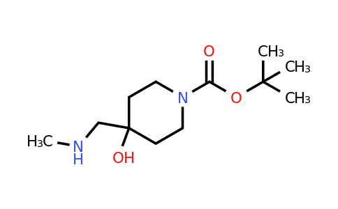 tert-Butyl 4-hydroxy-4-((methylamino)methyl)piperidine-1-carboxylate