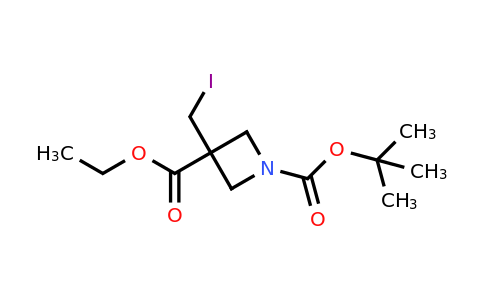 1078166-68-3 | O1-tert-butyl O3-ethyl 3-(iodomethyl)azetidine-1,3-dicarboxylate