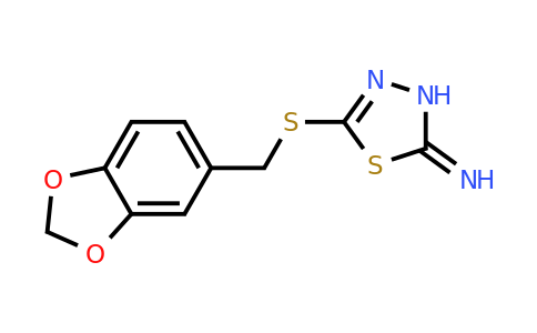 107973-97-7 | 5-((Benzo[d][1,3]dioxol-5-ylmethyl)thio)-1,3,4-thiadiazol-2(3h)-imine