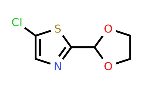 1080061-38-6 | 5-Chloro-2-(1,3-dioxolan-2-yl)-1,3-thiazole