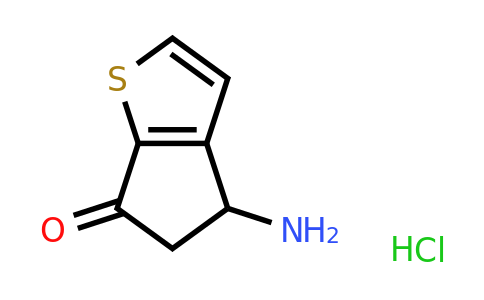 108046-16-8 | 4-Amino-4,5-dihydro-6H-cyclopenta[b]thiophen-6-one hydrochloride