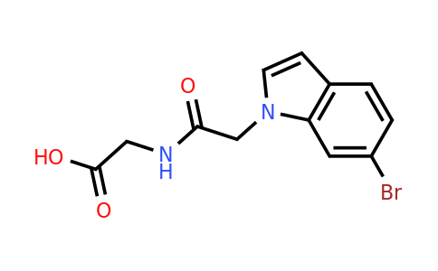 1081143-33-0 | 2-[2-(6-bromo-1h-indol-1-yl)acetamido]acetic acid