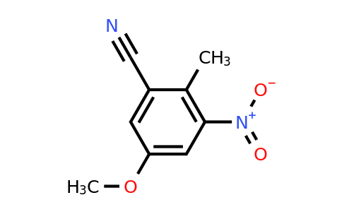 5-Methoxy-2-methyl-3-nitrobenzonitrile