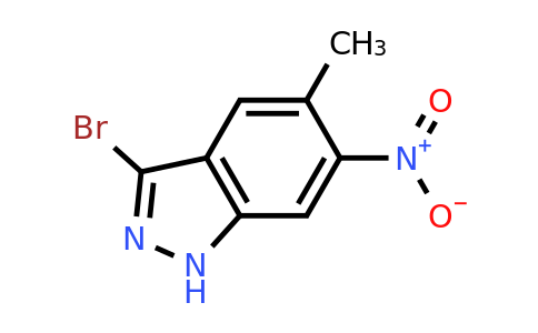 1082040-69-4 | 3-Bromo-5-methyl-6-nitro-1H-indazole