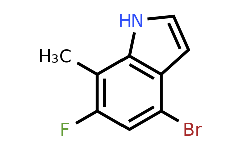 1082040-78-5 | 4-Bromo-6-fluoro-7-methyl-1H-indole