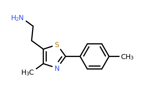 1082163-13-0 | 2-[4-Methyl-2-(4-methylphenyl)-1,3-thiazol-5-yl]ethan-1-amine