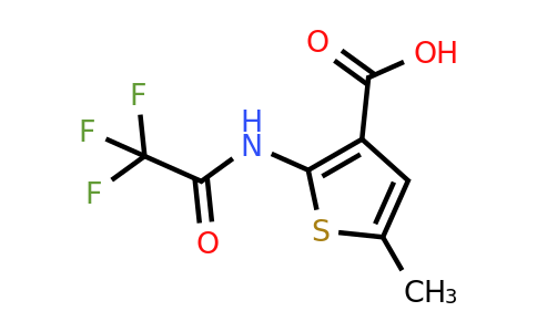 1082186-04-6 | 5-Methyl-2-(2,2,2-trifluoroacetamido)thiophene-3-carboxylic acid