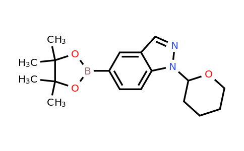 1082525-64-1 | 1-(Tetrahydro-2H-pyran-2-yl)-5-(4,4,5,5-tetramethyl-1,3,2-dioxaborolan-2-yl)-1H-indazole