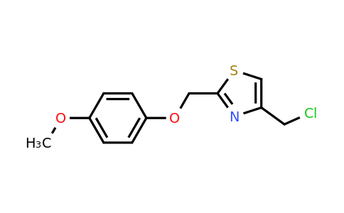 4-(Chloromethyl)-2-(4-methoxyphenoxymethyl)-1,3-thiazole