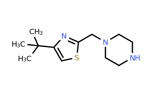 1083201-70-0 | 1-[(4-tert-Butyl-1,3-thiazol-2-yl)methyl]piperazine