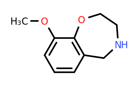 1083273-82-8 | 9-Methoxy-2,3,4,5-tetrahydrobenzo[f][1,4]oxazepine