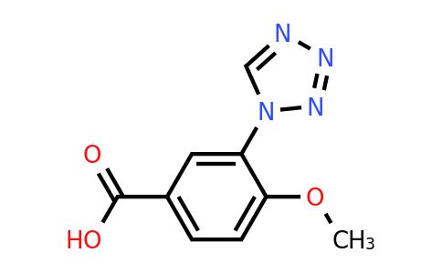 1083368-79-9 | 4-Methoxy-3-(1h-1,2,3,4-tetrazol-1-yl)benzoic acid