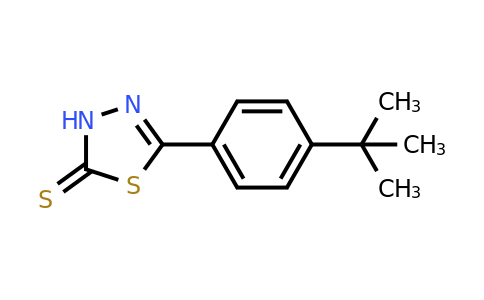 108413-67-8 | 5-(4-(tert-Butyl)phenyl)-1,3,4-thiadiazole-2(3H)-thione