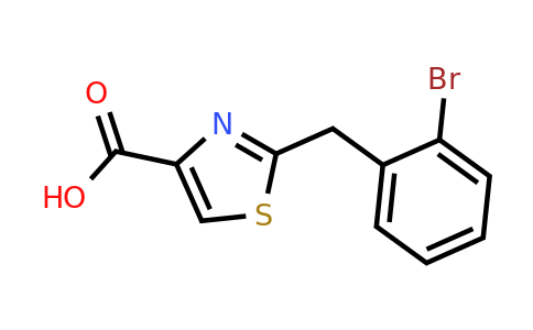 1086380-14-4 | 2-[(2-Bromophenyl)methyl]-1,3-thiazole-4-carboxylic acid