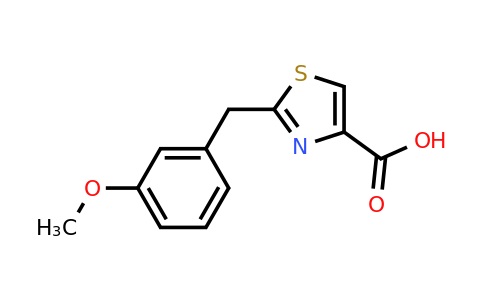 2-(3-Methoxybenzyl)thiazole-4-carboxylic acid