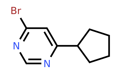 1086382-17-3 | 4-Bromo-6-cyclopentylpyrimidine
