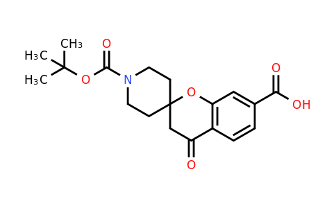 1086398-20-0 | 1'-(tert-Butoxycarbonyl)-4-oxospiro[chroman-2,4'-piperidine]-7-carboxylic acid
