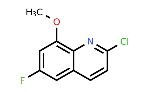 1086398-43-7 | 2-Chloro-6-fluoro-8-methoxyquinoline