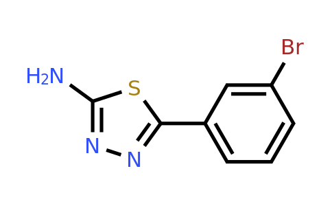 108656-65-1 | 5-(3-Bromophenyl)-1,3,4-thiadiazol-2-amine