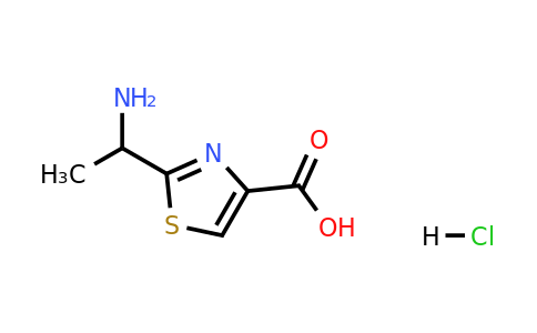 1087345-72-9 | 2-(1-Aminoethyl)-1,3-thiazole-4-carboxylic acid hydrochloride