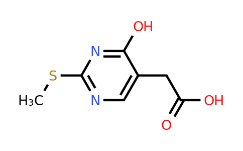 1087605-38-6 | [4-Hydroxy-2-(methylthio)pyrimidin-5-yl]acetic acid