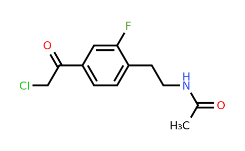 1087784-55-1 | n-{2-[4-(2-chloroacetyl)-2-fluorophenyl]ethyl}acetamide