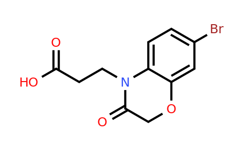 1087784-75-5 | 3-(7-Bromo-3-oxo-3,4-dihydro-2h-1,4-benzoxazin-4-yl)propanoic acid