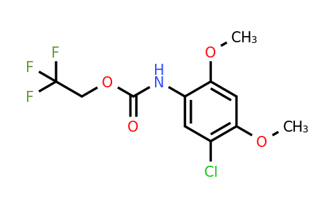 1087798-00-2 | 2,2,2-Trifluoroethyl n-(5-chloro-2,4-dimethoxyphenyl)carbamate