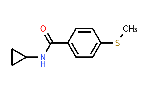 n-Cyclopropyl-4-(methylsulfanyl)benzamide