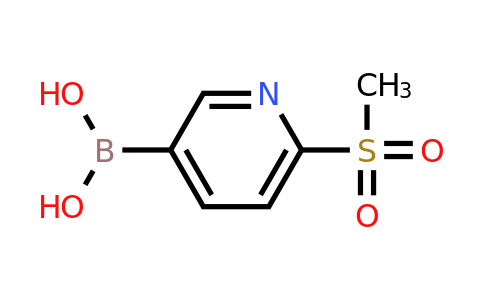 1088496-41-6 | (6-(Methylsulfonyl)pyridin-3-yl)boronic acid