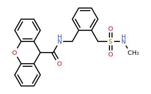 1089596-29-1 | n-({2-[(methylsulfamoyl)methyl]phenyl}methyl)-9h-xanthene-9-carboxamide