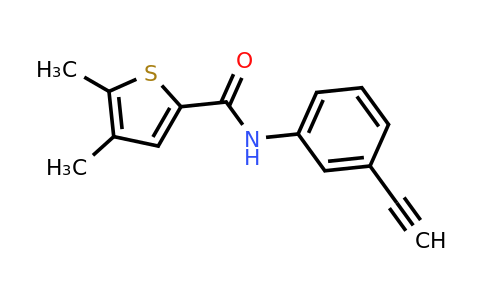 1089616-08-9 | n-(3-Ethynylphenyl)-4,5-dimethylthiophene-2-carboxamide